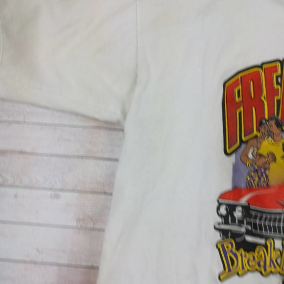 Vintage 1997 Freaknik Atlanta Q-Tees Distressed Single Stitch Tee Shirt XL - Picture 5 of 16